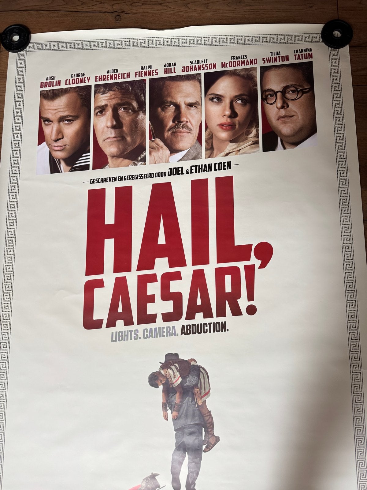 Hail, Caesar! Bioscoop Filmposter 170x115cm, Ophalen, Deurposter of groter, Film en Tv, Rechthoekig Staand
