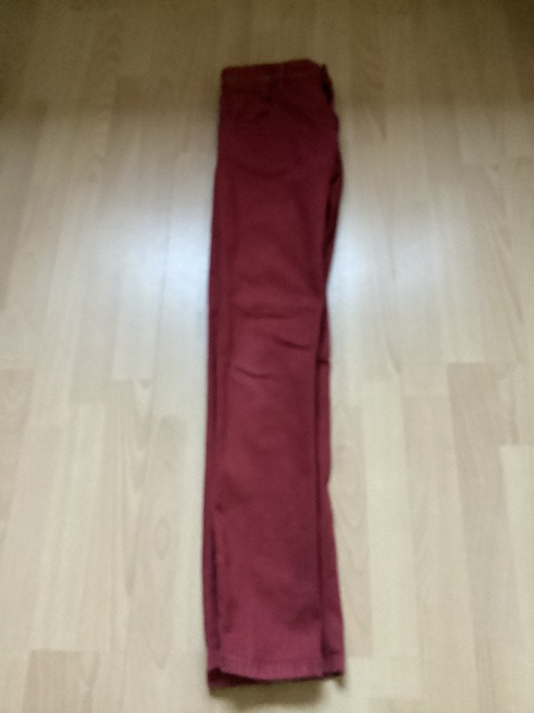 2 x lange broek maat 176 in groen of brique gevoerd, Broek, C&A, Ophalen of Verzenden, Zo goed als nieuw