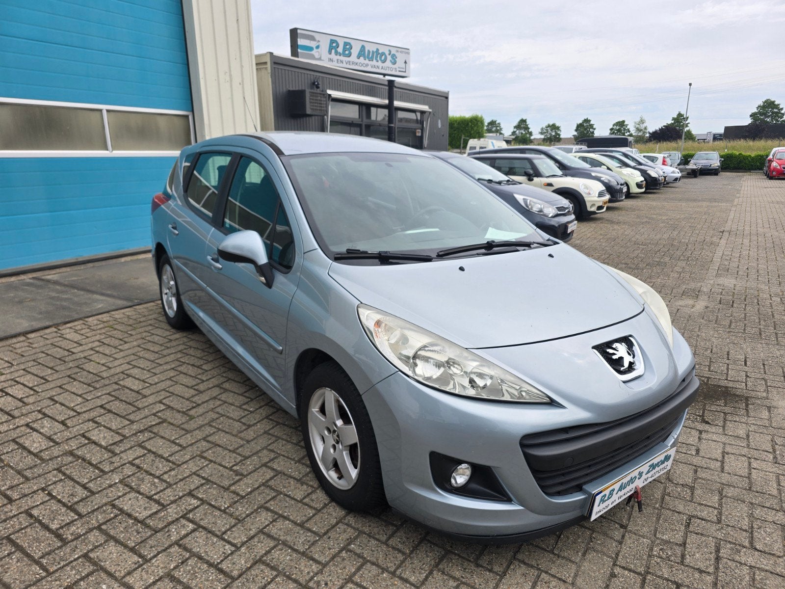 Peugeot 207 1.4 VTI 16V SW 2012 Blauw, Auto's, Peugeot, Voorwielaandrijving, Euro 5, Stof, Zwart