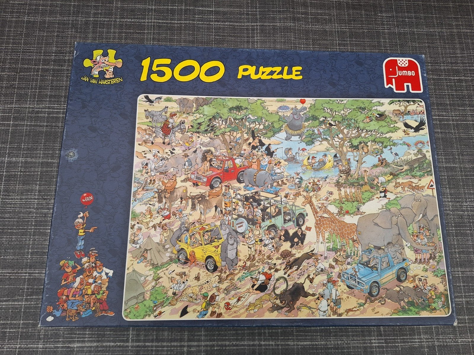 Janvan Haasteren puzzel 1500 stukjes safari, Hobby en Vrije tijd, Denksport en Puzzels, Ophalen of Verzenden, 500 t/m 1500 stukjes
