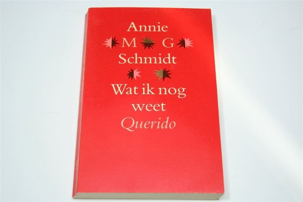 Wat Ik Nog Weet — Annie M.G. Schmidt, Memoires, Boeken, Ophalen of Verzenden, Gelezen
