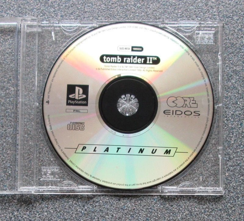 Tomb Raider II, Spelcomputers en Games, Avontuur en Actie, Verzenden, 1 speler, Zo goed als nieuw