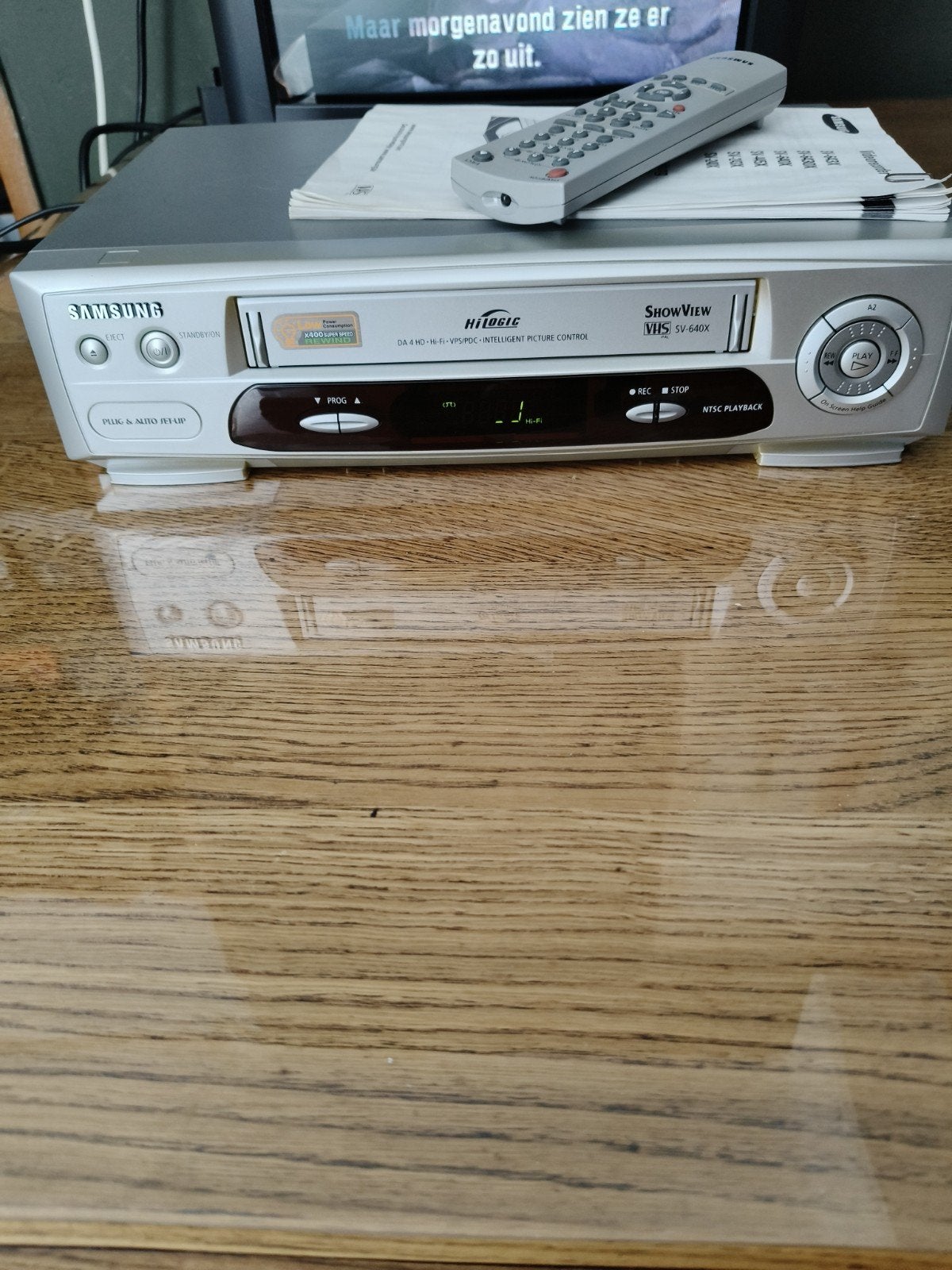 Samsung SV-640X VHS-speler met afstandsbediening, Ophalen, Gebruikt, VHS-speler of -recorder