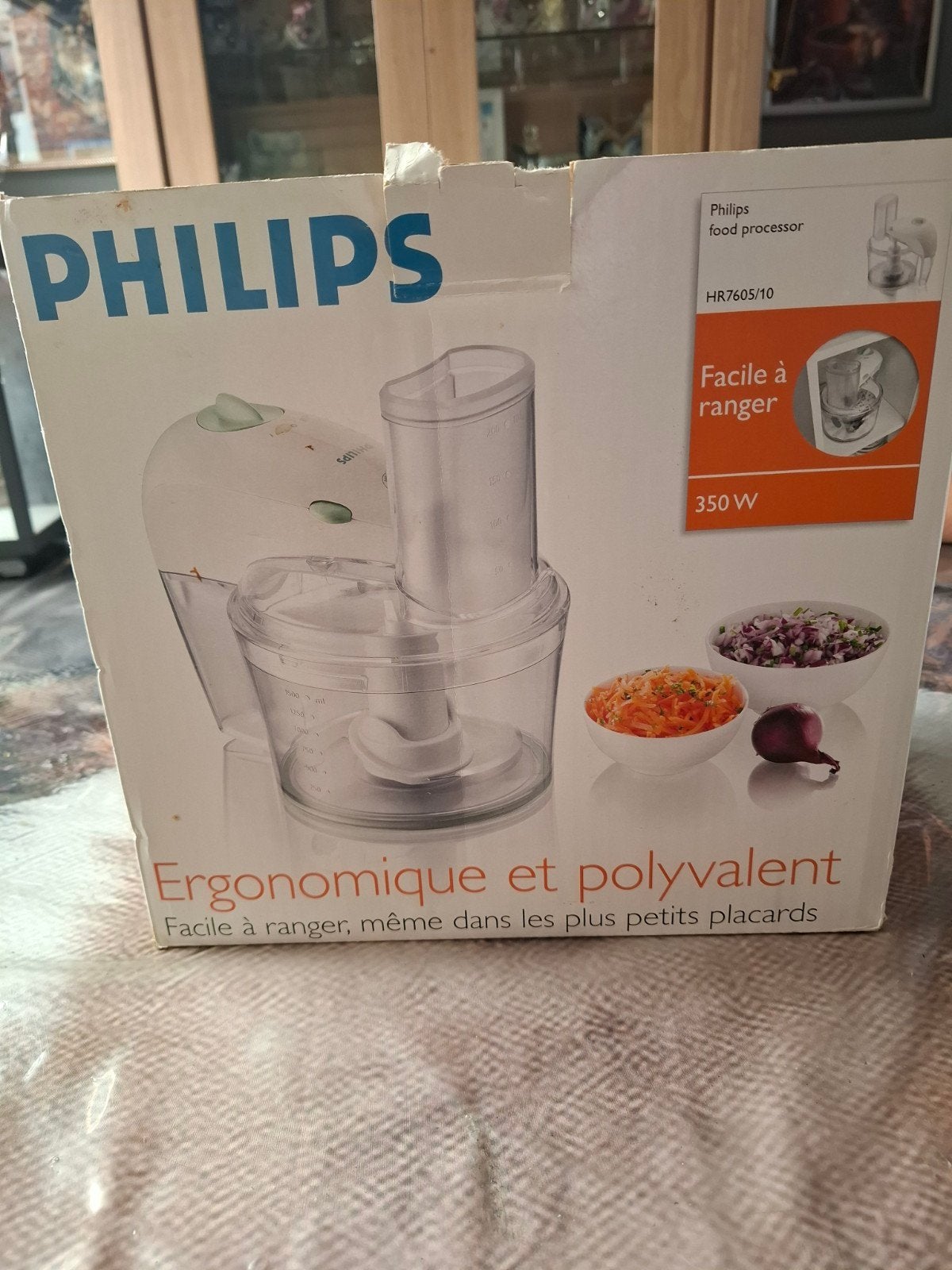 Philips HR7605/10 Foodprocessor - 350W Keukenmachine, Overige typen, Kunststof, Nieuw, Ophalen of Verzenden