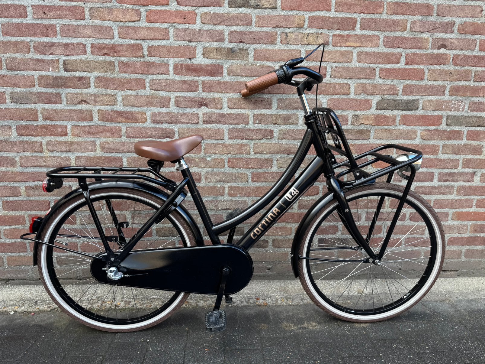 Cortina U4 Transportfiets 24 inch // IZGS //, Ophalen, Terugtraprem, 24 inch, Versnellingen