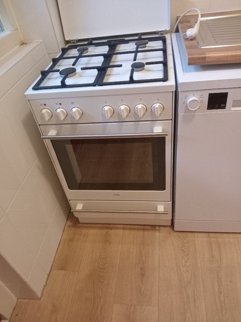 ATAG gaskookplaat, Witgoed en Apparatuur, Kookplaten, Ophalen, Gebruikt, 4 kookzones, Gas