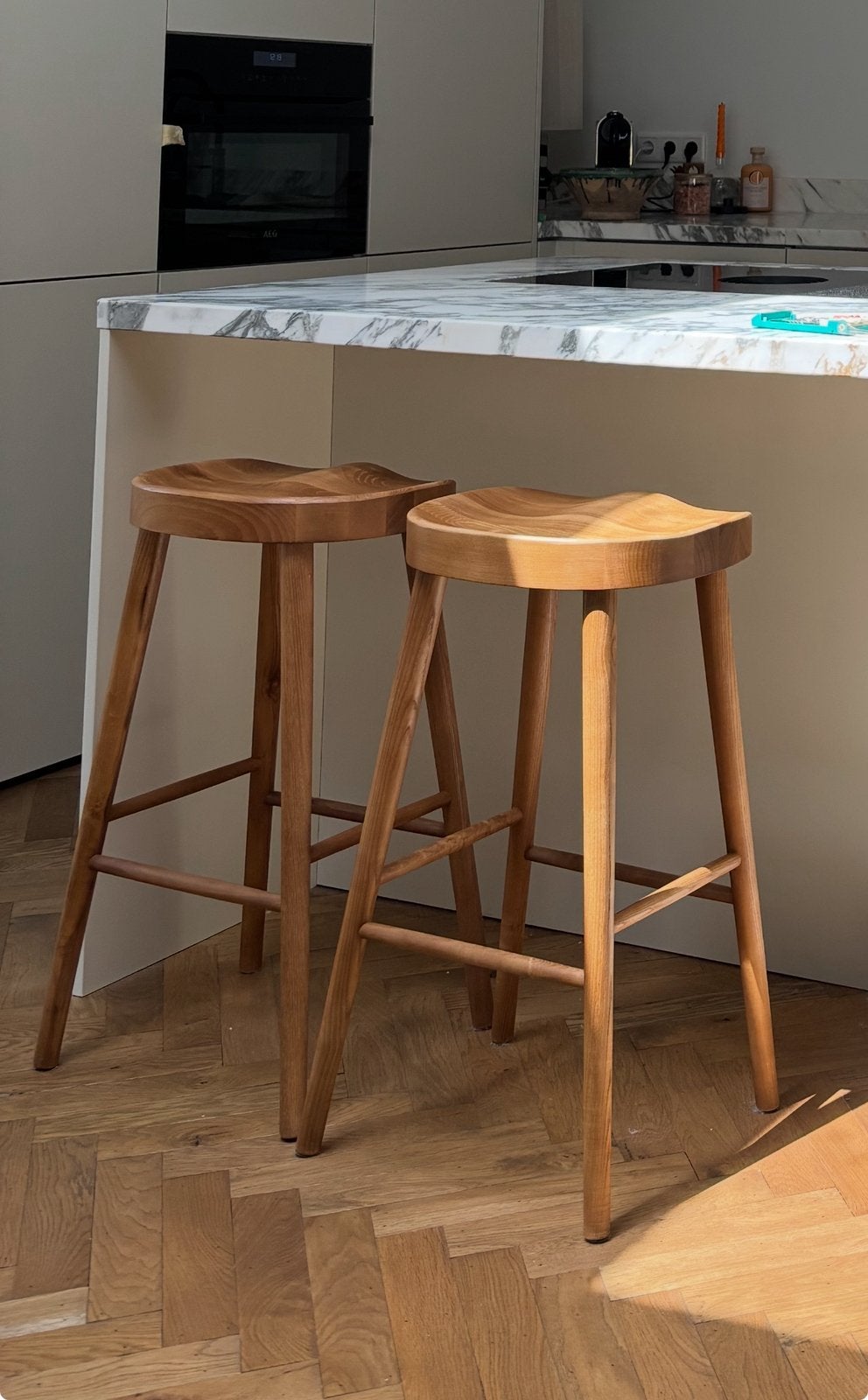 Barkrukken zara home 2 stuks, Ophalen, Zo goed als nieuw