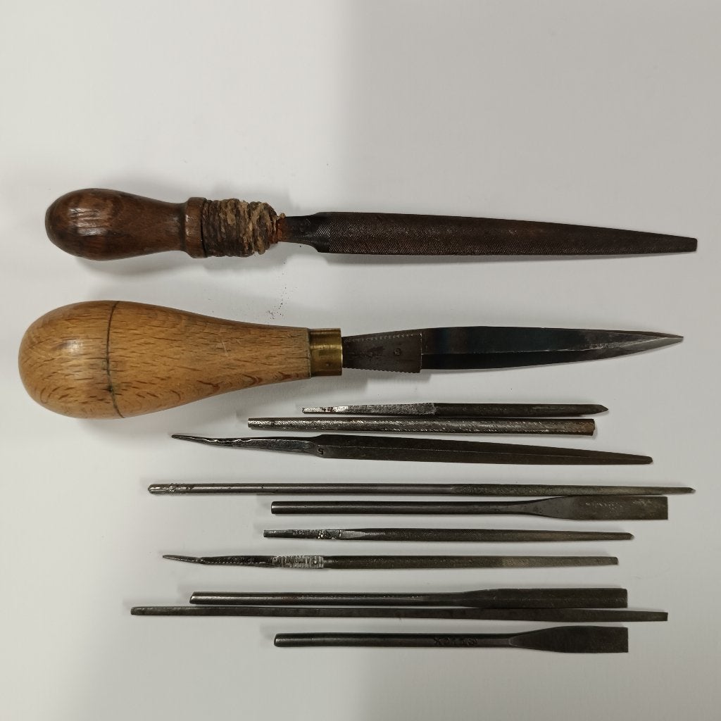 horlogemakers WATCHMAKER TOOLS USED FILES, Antiek en Kunst, Antiek | Gereedschap en Instrumenten, Verzenden