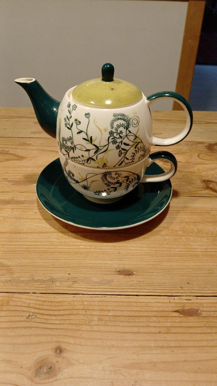 Theepot met mok, tea for one, Ophalen
