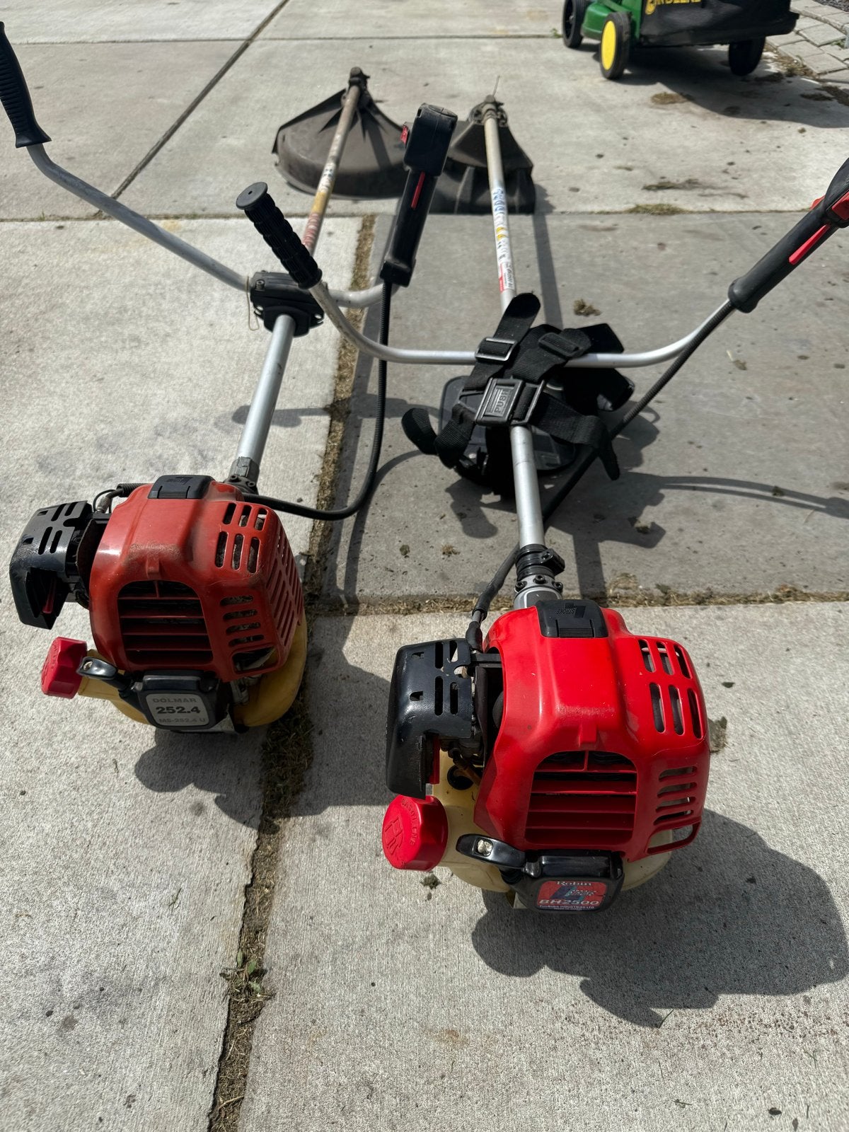 Diverse bosmaaiers - Honda, Dolmar , Robin en Castelgarden, Tuin en Terras, Bosmaaiers, Ophalen, Gebruikt, 30 tot 50 cm, Benzine
