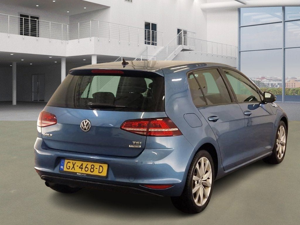 Volkswagen Golf 1.2 TSI Business Edition|HALFLEDER|6BAK|NAVI, Euro 5, Gebruikt, 4 cilinders, Blauw