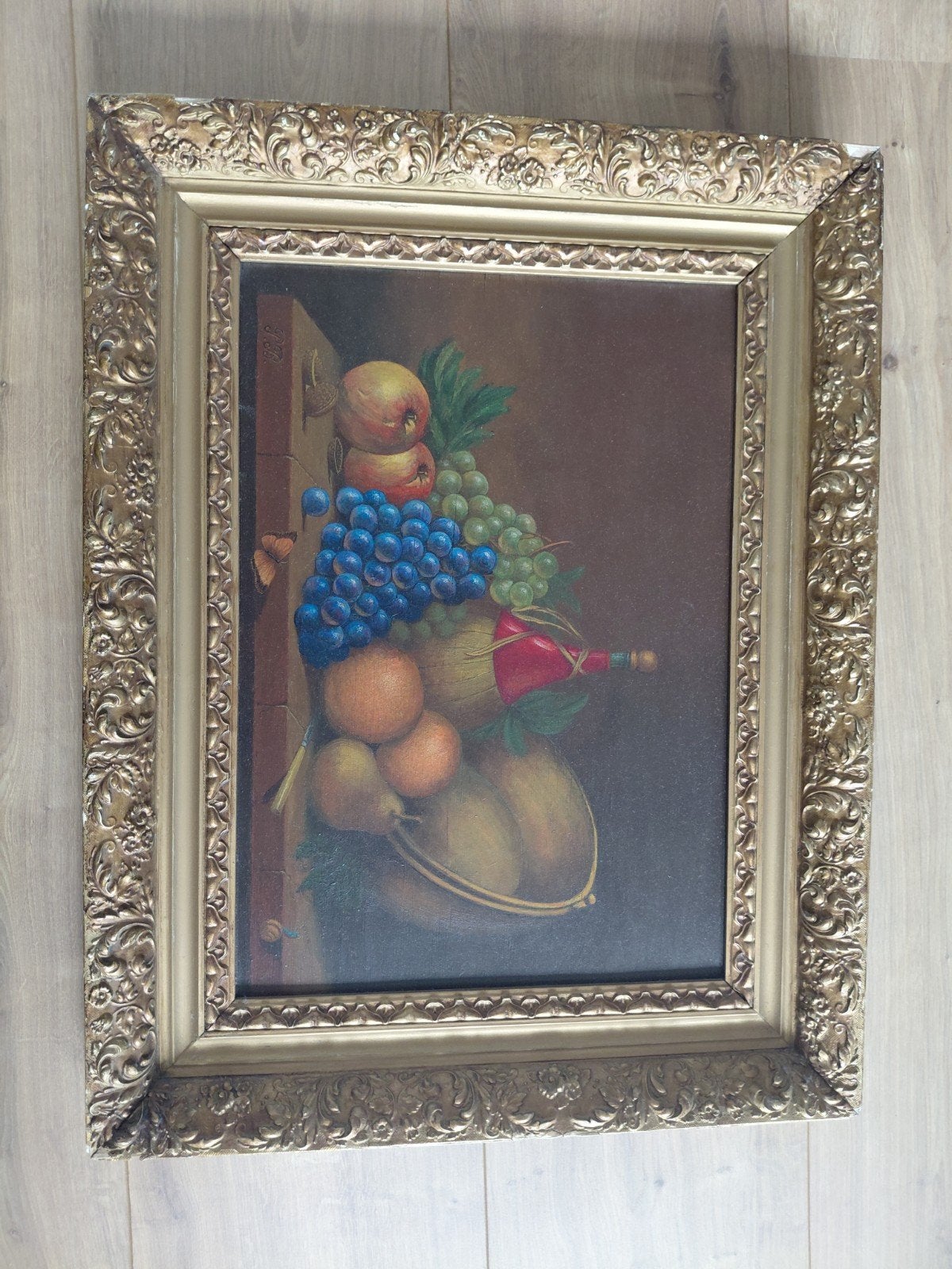 schilderij stilleven, Ophalen