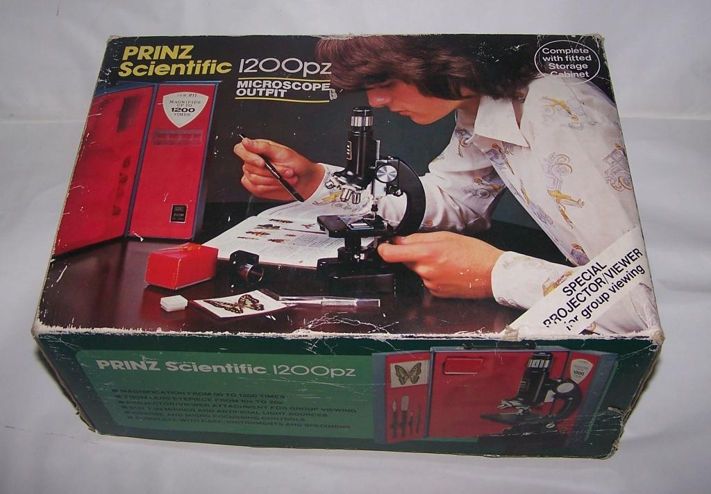 Prinz wetenschappelijke microscoop set. Tot 1200x vergroting, Audio, Tv en Foto, Optische apparatuur | Microscopen, Ophalen of Verzenden