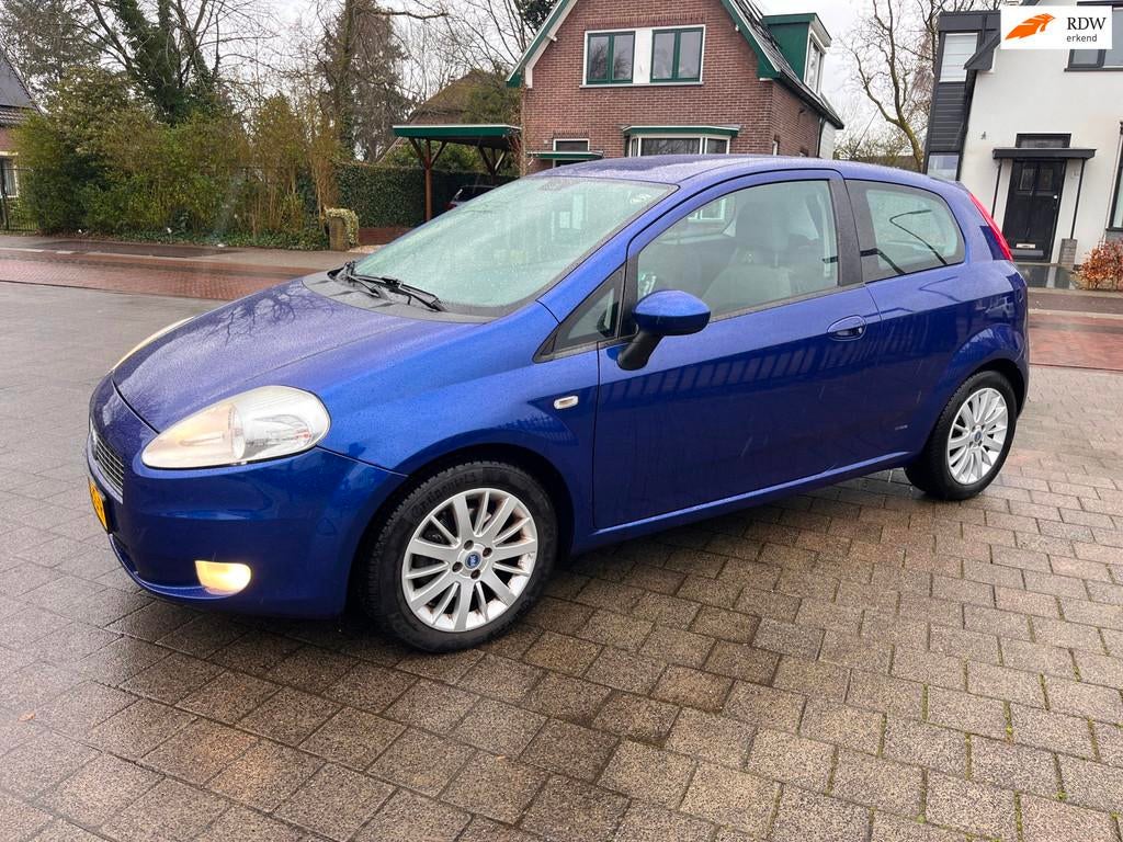 Fiat Grande Punto 1.3 JTD Edizione Airco Unieke km 123dkm 1, Voorwielaandrijving, Stof, Gebruikt, 4 cilinders
