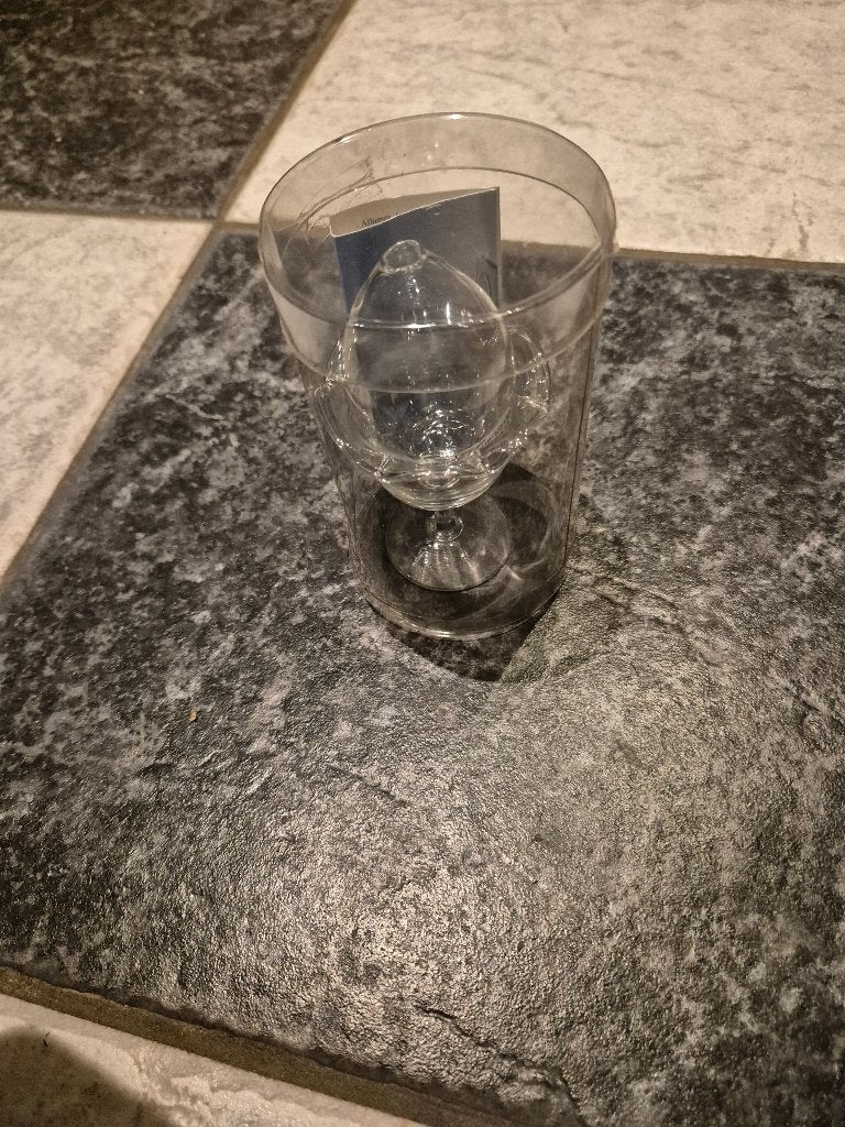 Olielampje ei in eihouder NIEUW, Nieuw, Ophalen of Verzenden, Glas, Overige kleuren
