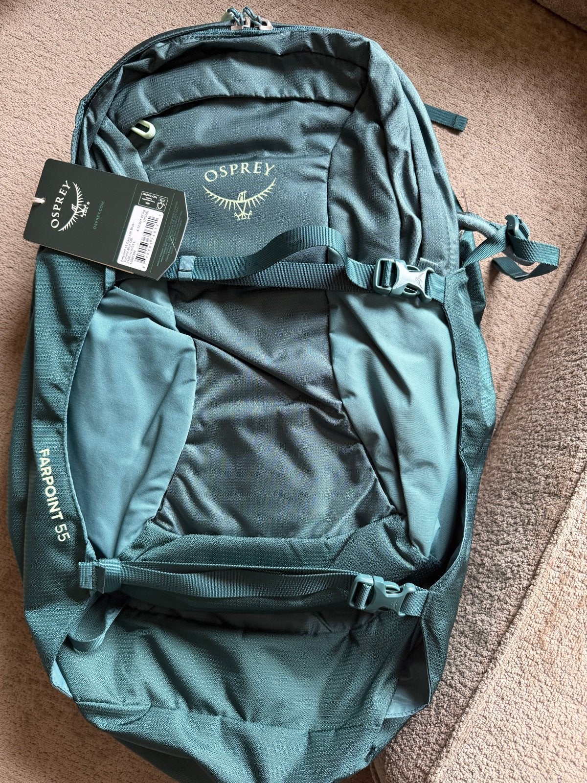 Osprey Farpoint 55 Travel Pack - Nieuw met labels, Sieraden, Tassen en Uiterlijk, Overige merken, 25 tot 40 cm, Nieuw, Ophalen of Verzenden