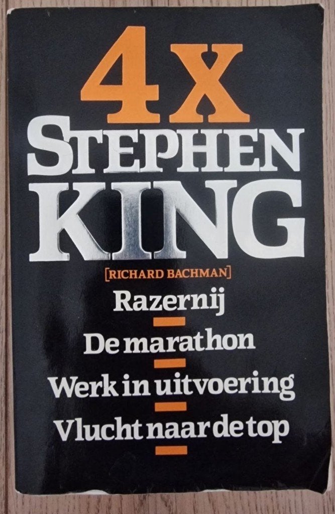 4x Stephen King [Richard Bachman], Ophalen, Gelezen, Stephen King