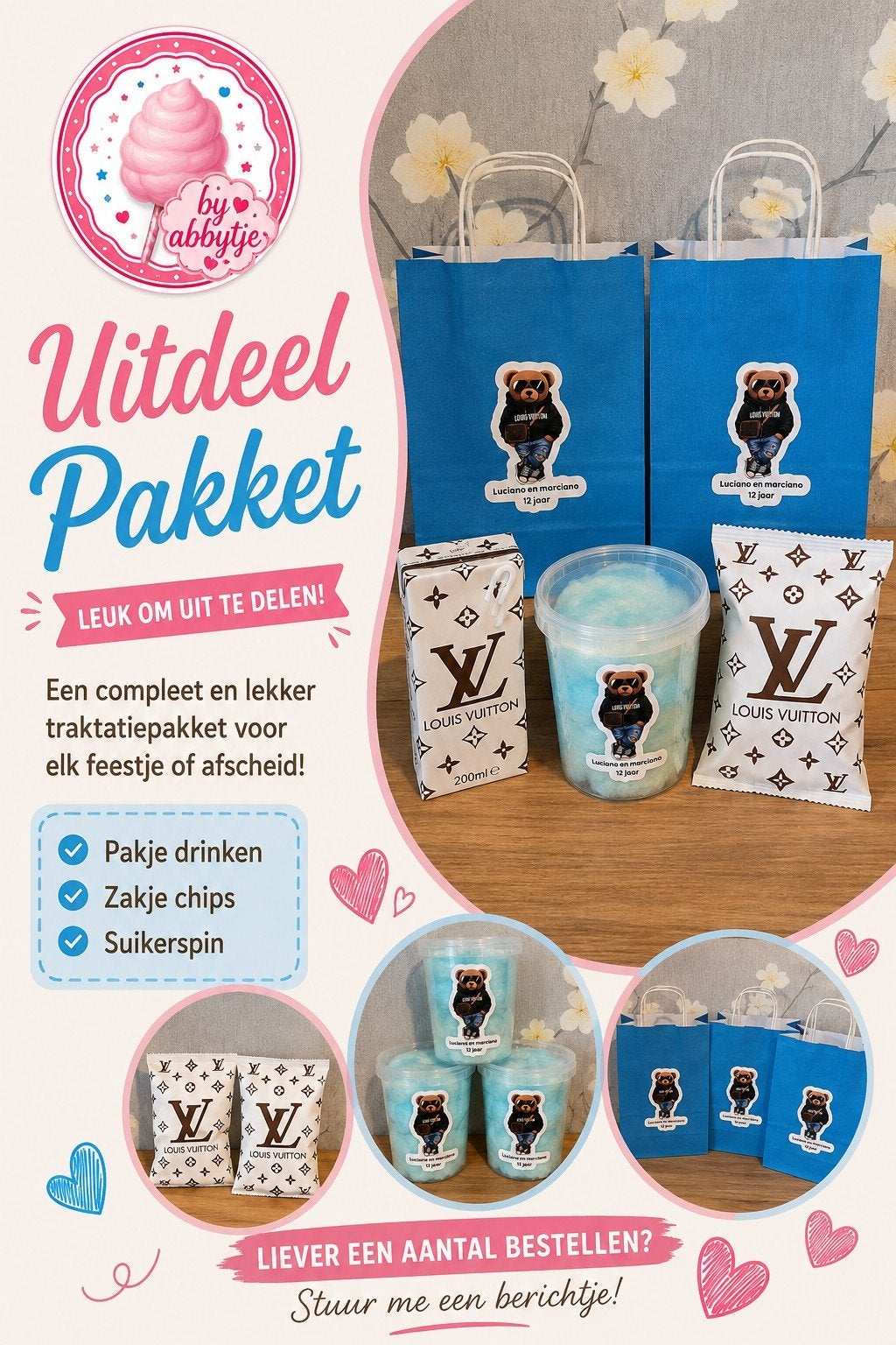 uitdeel pakket  naar eigen thema, Ophalen, Nieuw, Feestartikel, Verjaardag