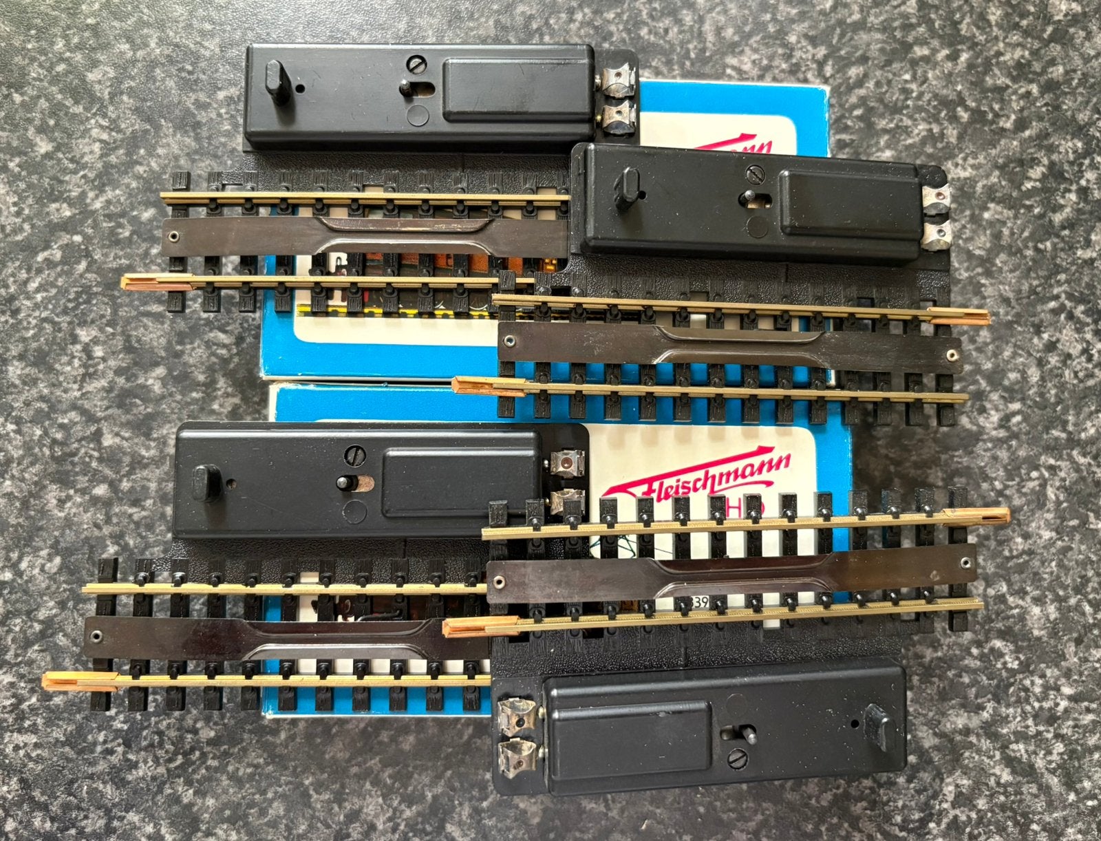 Fleischmann H0 modelrail 1700/2 EM elektrische ontkoppelrail, Gelijkstroom, Fleischmann, Overige typen, Nieuw