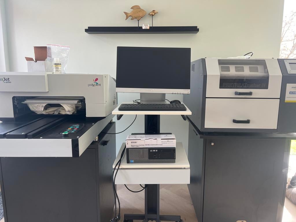 Textielprinter TexJet Echo + Schulze Pretreatmaker IV Set, Computers en Software, Printers, Ophalen, Gebruikt, Printer, Inkjetprinter