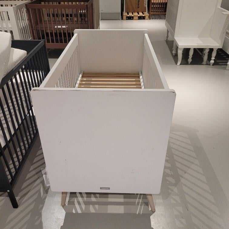 Bopita Fenna Babybed Wit / Naturel 60 x 120 cm., Ophalen, Gebruikt, Ledikant