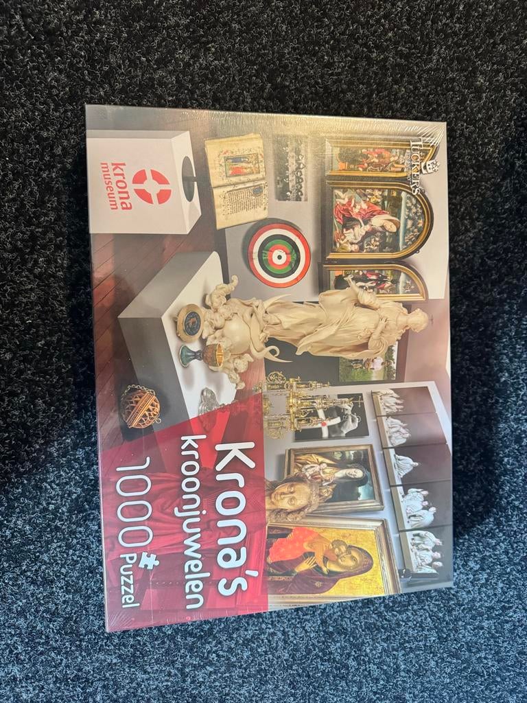 Kronas kroonjuwelen 1000 puzzel, Ophalen, 500 t/m 1500 stukjes, Nieuw, Legpuzzel