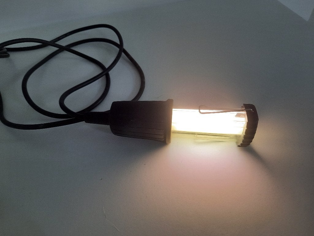 compacte hand / werklamp van WALDMANN, Ophalen of Verzenden, Zo goed als nieuw, Minder dan 50 watt, Lamp