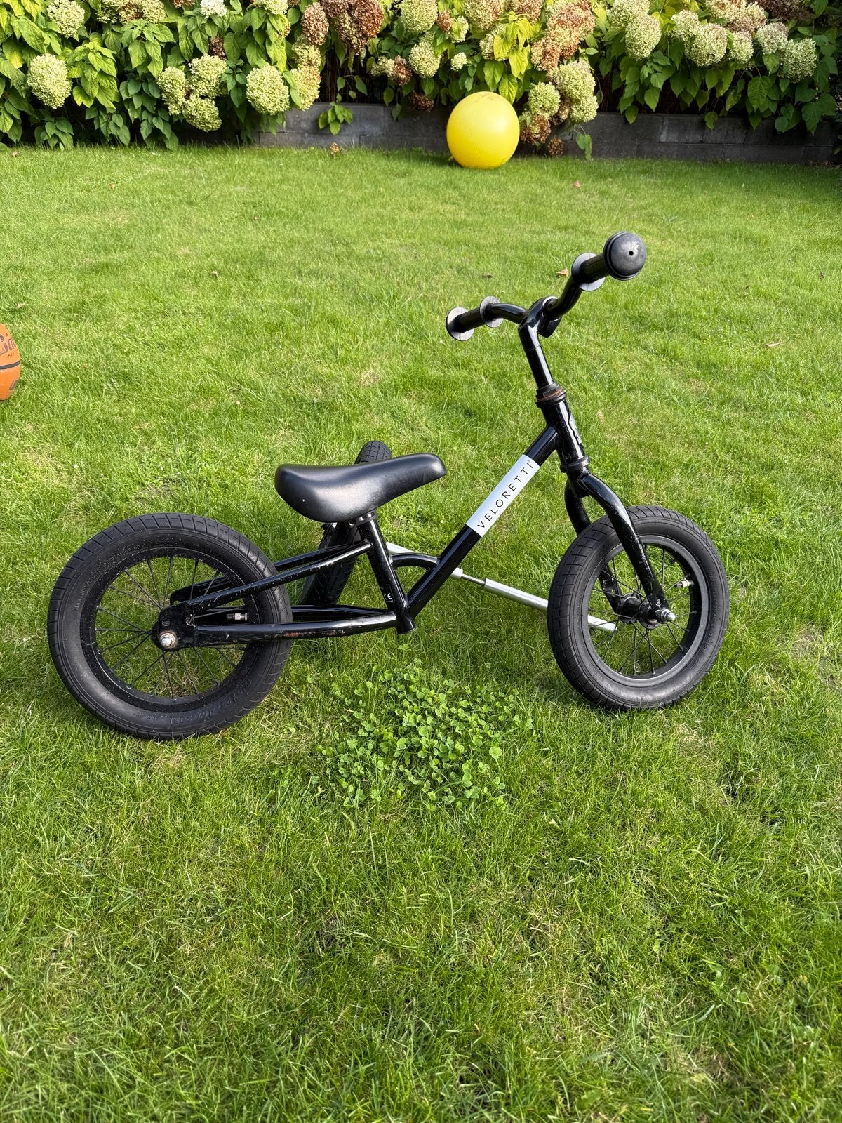 Veloretti loopfiets zwart - gebruikt, Fietsen en Brommers, Ophalen of Verzenden, Gebruikt, Minder dan 16 inch