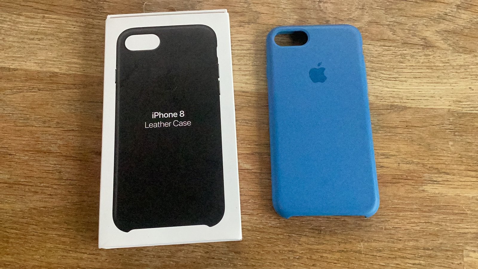 Apple iphone 8 leather case hoesje in goede staat., Telecommunicatie, Mobiele telefoons | Hoesjes en Frontjes | Apple iPhone, Gebruikt