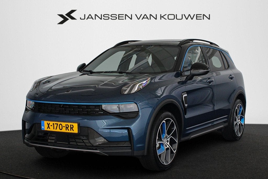Lynk & Co 01 1.5 PHEV Panoramadak Stoelverwarming 360 Camera, Stof, Euro 6, Blauw, 120 €/maand