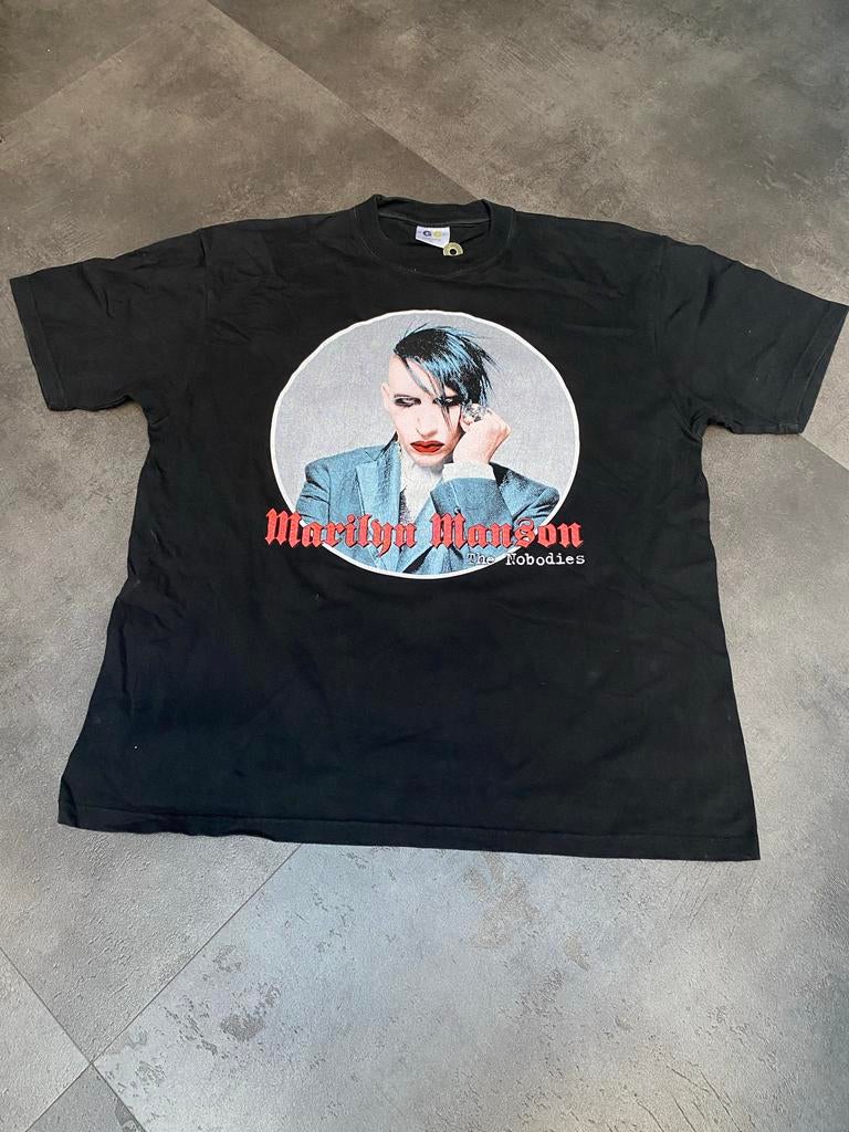 Marilyn Manson The Nobodies T-shirt XL, Kinderen en Baby's, Kinderkleding | Petten en Hoeden, Ophalen of Verzenden, Zo goed als nieuw
