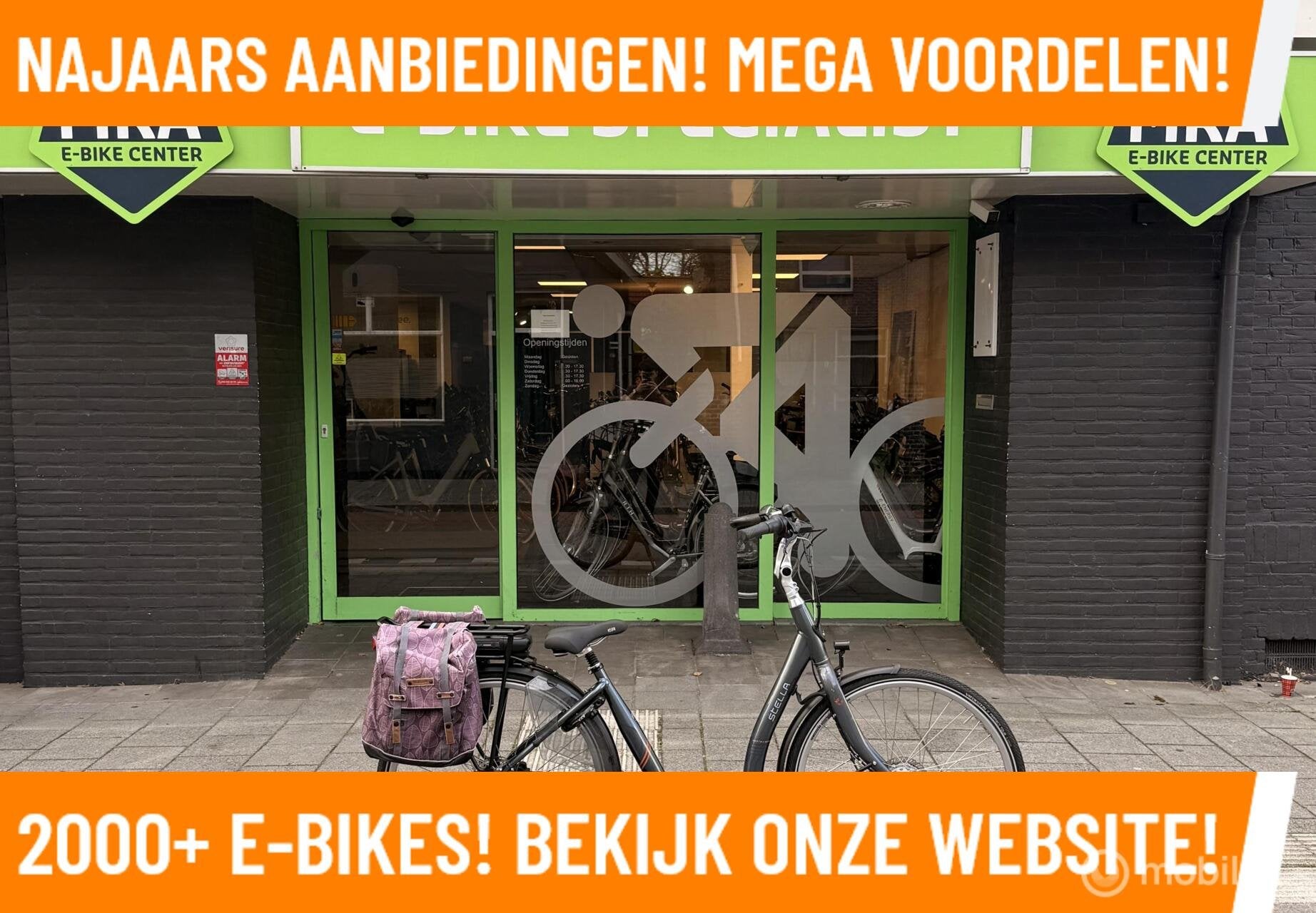 Stella Nantes Elektrische fiets met stabiele voorwiel motor!, 47 tot 51 cm, Zo goed als nieuw, 50 km per accu of meer, Overige merken