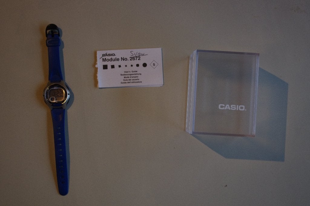 Horloge Casio model 2672, lw-200, Ophalen of Verzenden, Zo goed als nieuw, Blauw, Jongen