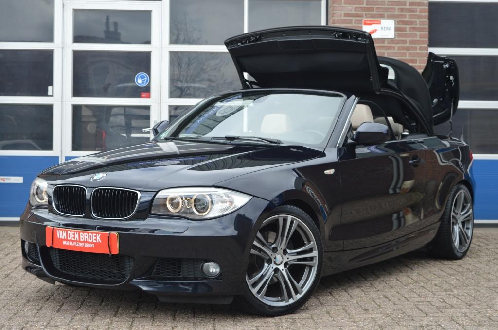 BMW 1 Serie Cabrio 125i M Sport | AUT - NAVI - STOELVERW, Euro 5, Gebruikt, 4 stoelen, Automatische klimaatregeling