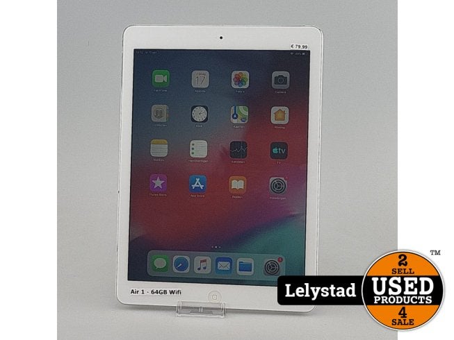 iPad Air 1 64GB Wifi Silver Bat 100% IOS 12.5.8, Computers en Software, Apple iPads, Apple, Gebruikt, Support@apple.com, One Apple Park Way
Cupertino, CA 95014
United States