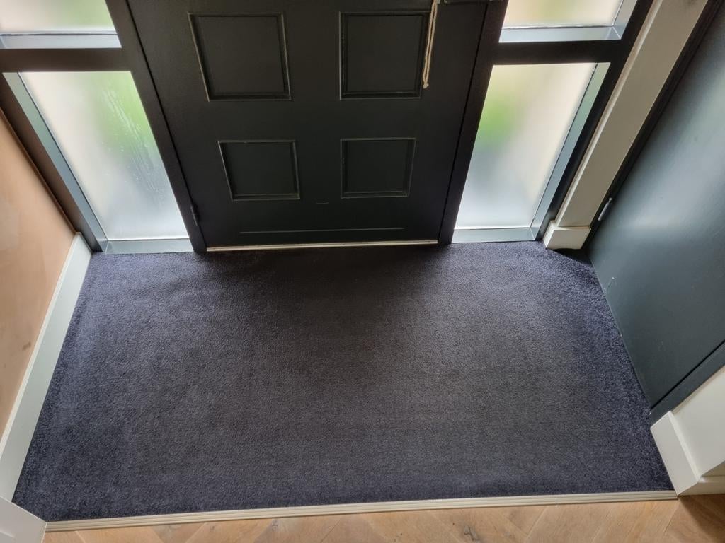 Zo goed als nieuwe deurmat / droogloopmat (200x100 cm), 100 tot 150 cm, 150 tot 200 cm, Grijs, Ophalen of Verzenden