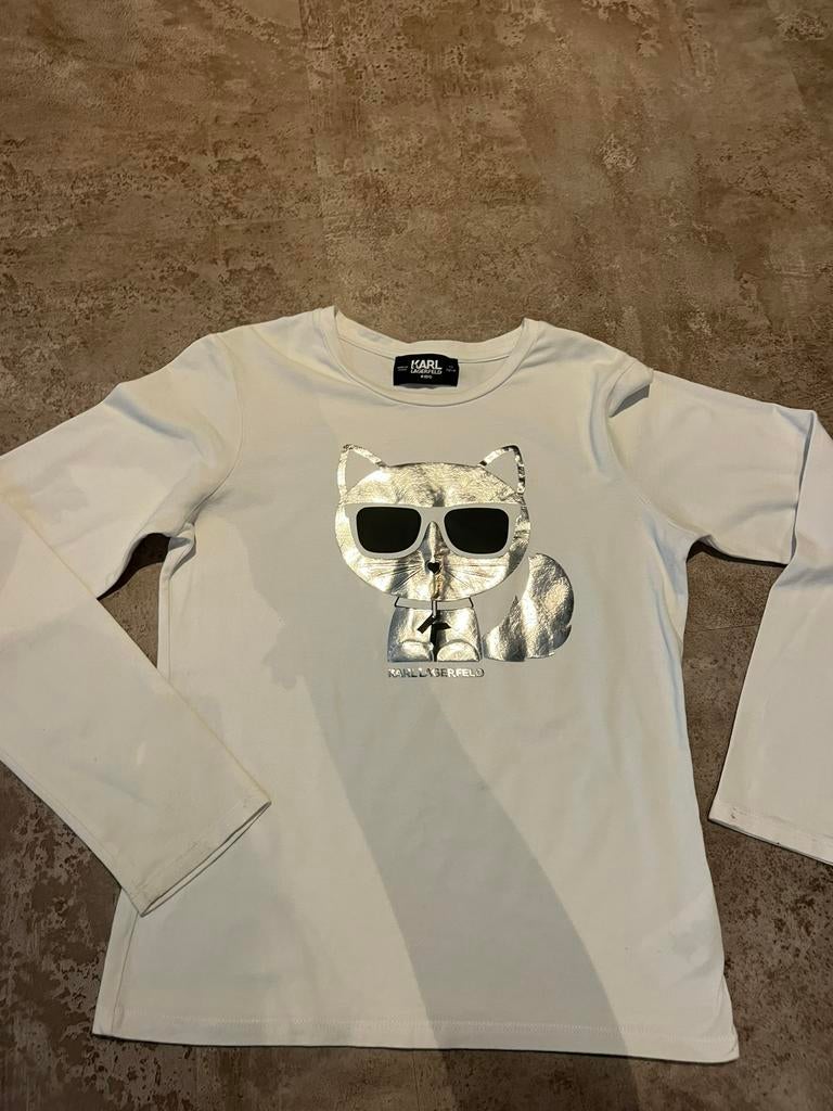 Karl Lagerfeld shirt  maat 152  origineel zgsn, Meisje, Ophalen of Verzenden, Zo goed als nieuw, Shirt of Longsleeve
