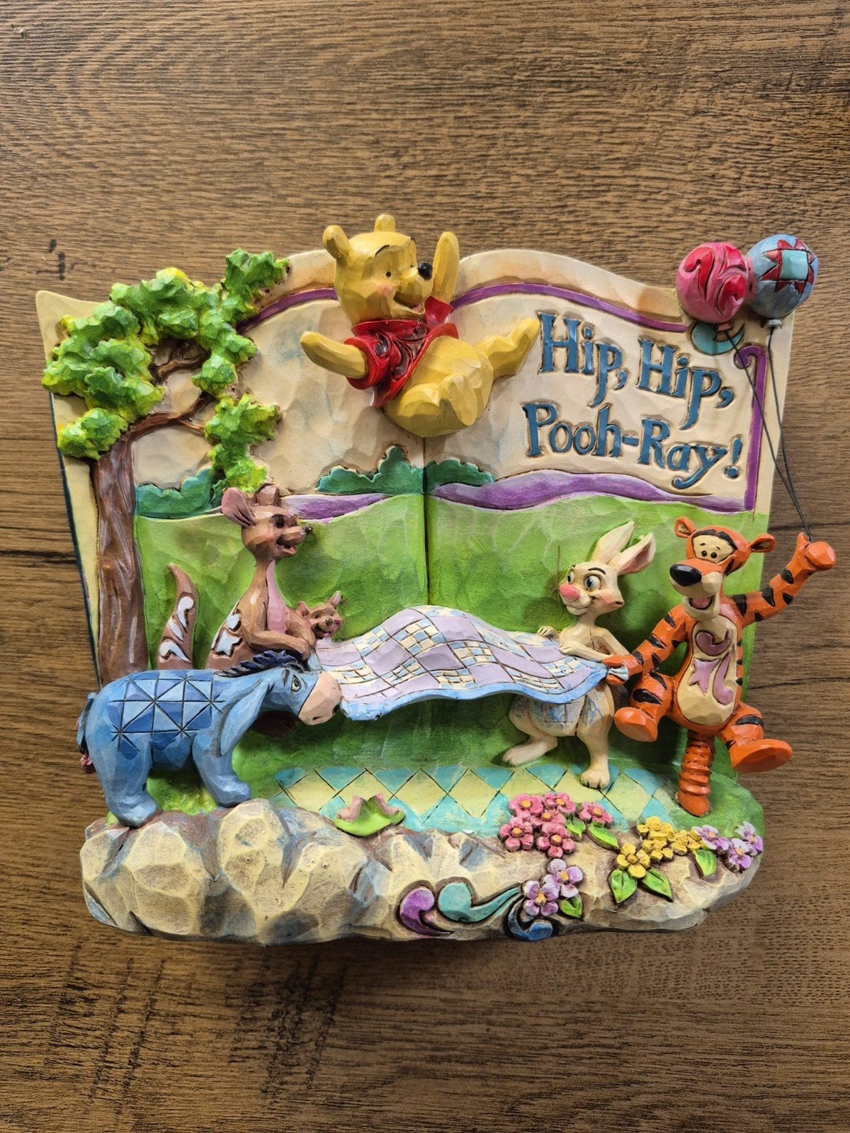 Disney Traditions Winnie de Pooh Storybook, Ophalen of Verzenden, Winnie de Poeh of vrienden, Gebruikt, Beeldje of Figuurtje
