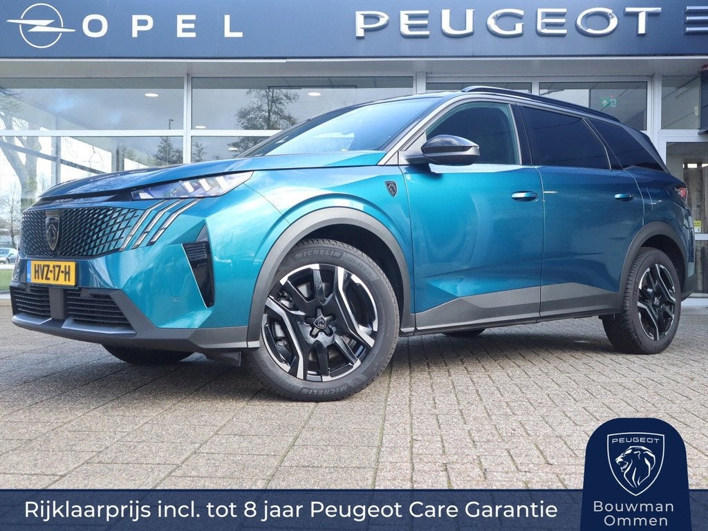 Peugeot 5008 SUV GT Plug-in Hybrid 195pk e-DCS7 Automaat, Ri, Auto's, Peugeot, Automaat, 194 pk, 4 cilinders, 7 stoelen