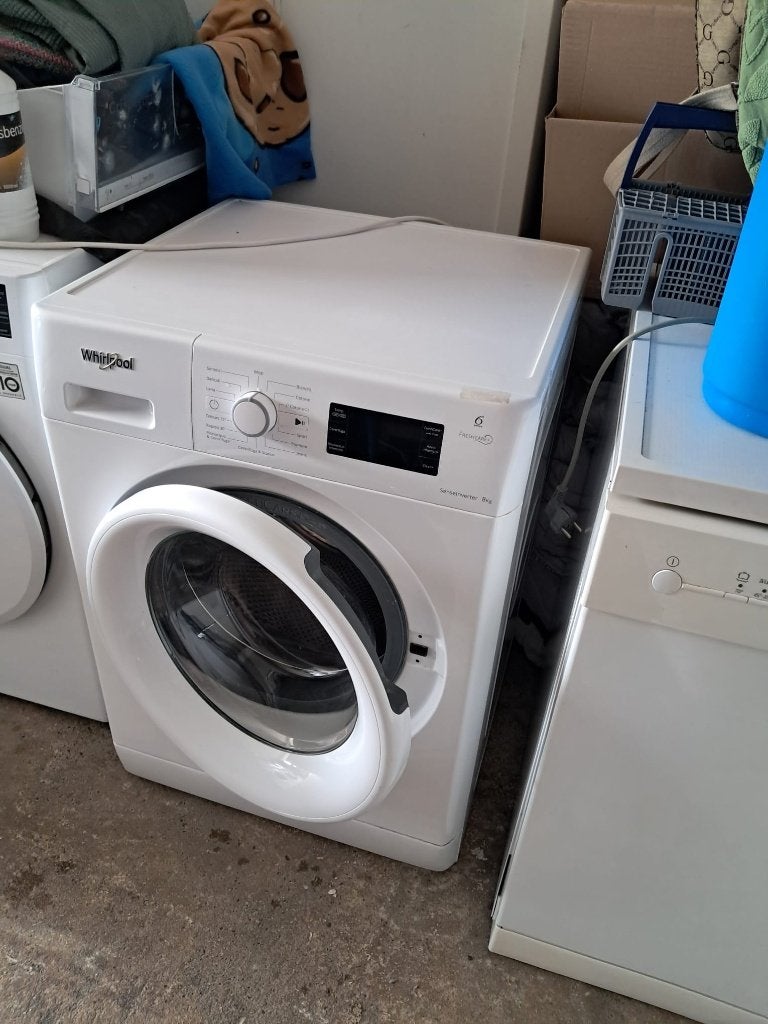 Goedwerkende Whirlpool FreshCare+ Wasmachine 8kg, Witgoed en Apparatuur, Wasmachines, Ophalen, 1200 tot 1600 toeren, 8 tot 10 kg