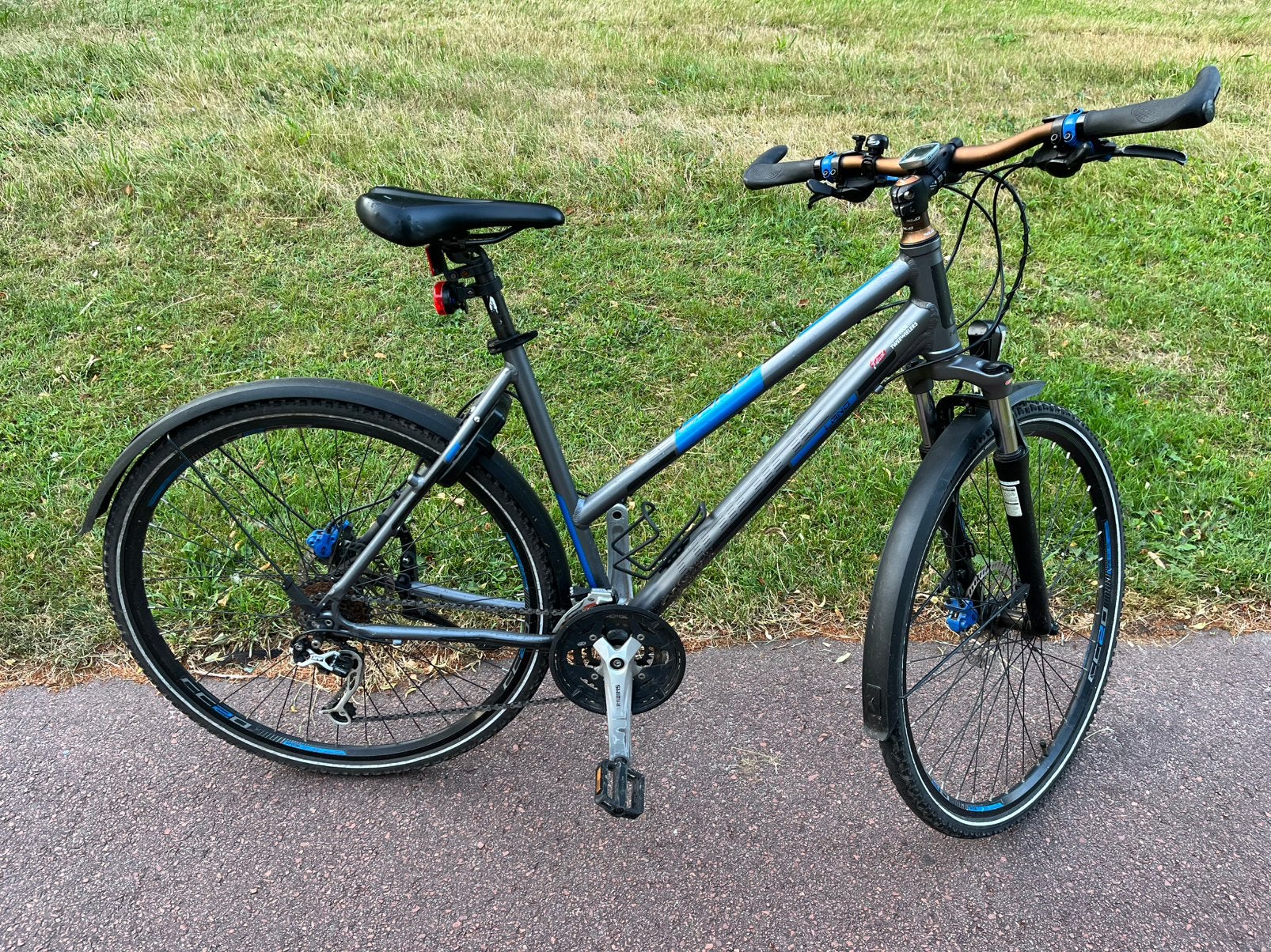 Haibike Land 3x9 ATB met schijfremmen en alles erop en eraan, 28 inch, Gebruikt, Schijfrem, Ophalen