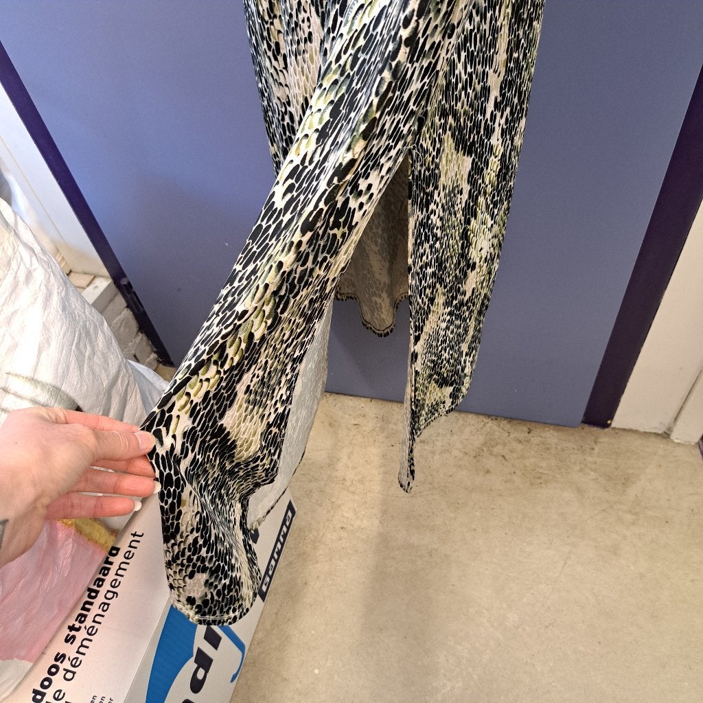 K-Design maxi jurk – maat M stretch – mooie print art 50847, Maat 38/40 (M), K-design, ., Ophalen of Verzenden