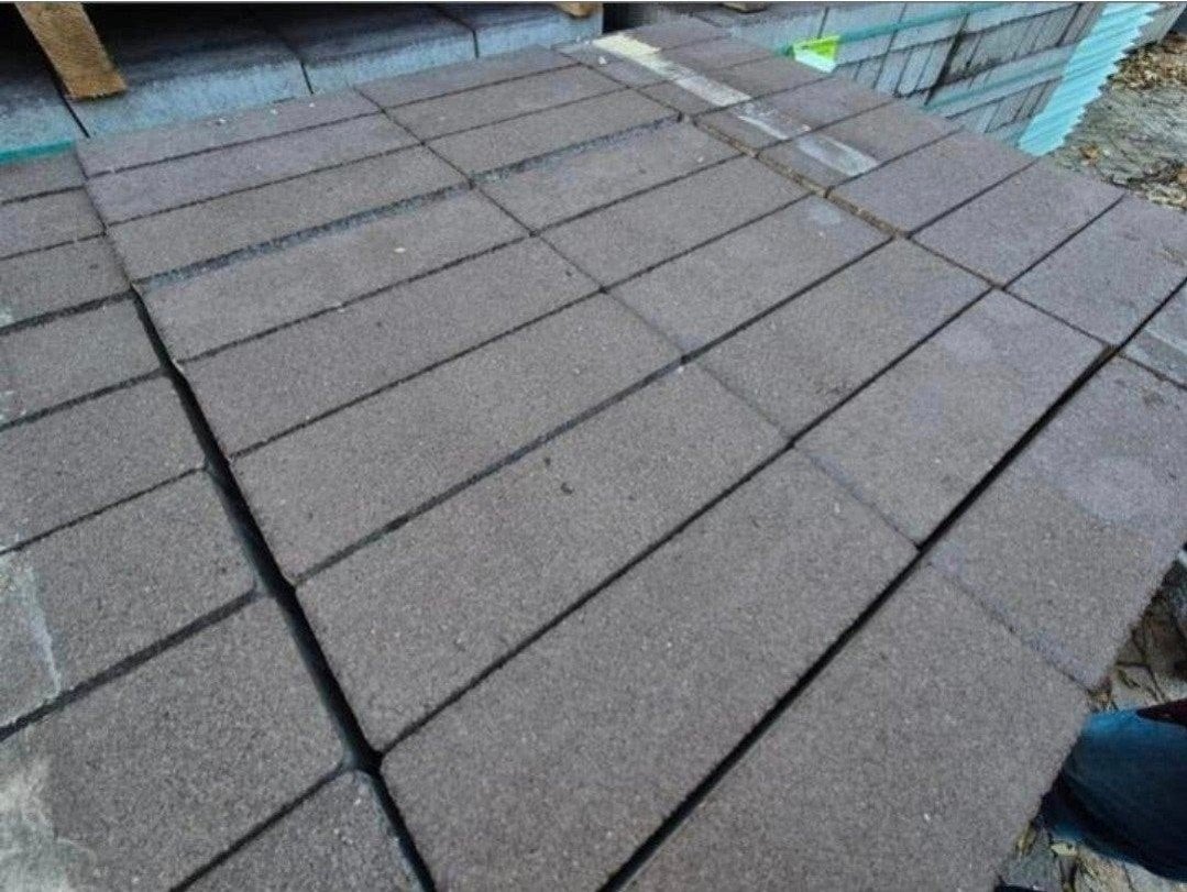 Dikformaat waaltjes bruin tuinpad terras oprit s-partij, Tuin en Terras, Klinkers, Nieuw, Ophalen of Verzenden, 10 m² of meer