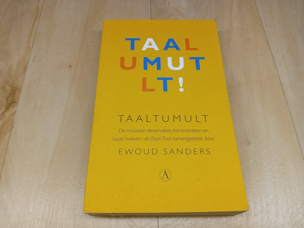 Taaltumult! - Ewold Sanders., Gelezen, Ophalen of Verzenden, Nederland, Ewold Sanders