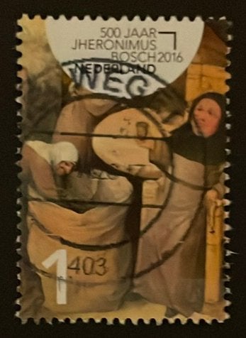 2016 500 jr Jheronimus Bosch nvph 3385A uit PR62 gest., Postzegels en Munten, Ophalen of Verzenden, Na 1940, Gestempeld
