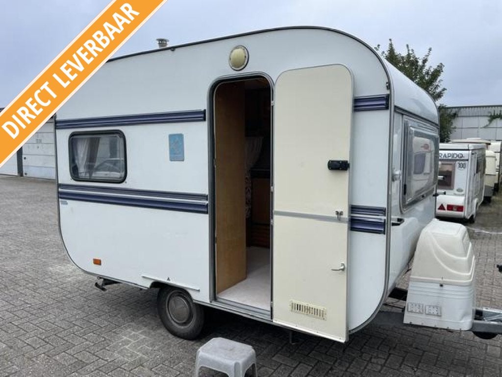 Knaus Schwalbennest 330 1979; 2xtreinzit tent+luifel, Overige typen, Schokbreker, Bedrijf, Treinzit