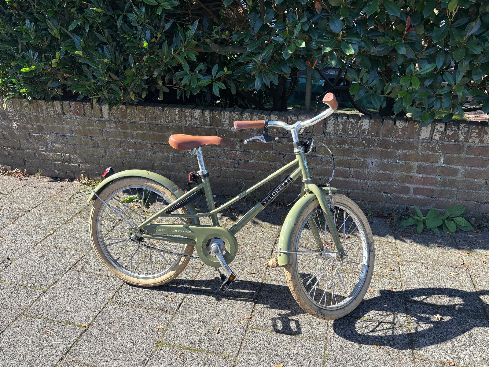Veloretti fiets Junior - Desert Moss - 20 inch, Ophalen, Gebruikt, Terugtraprem, 20 inch of meer