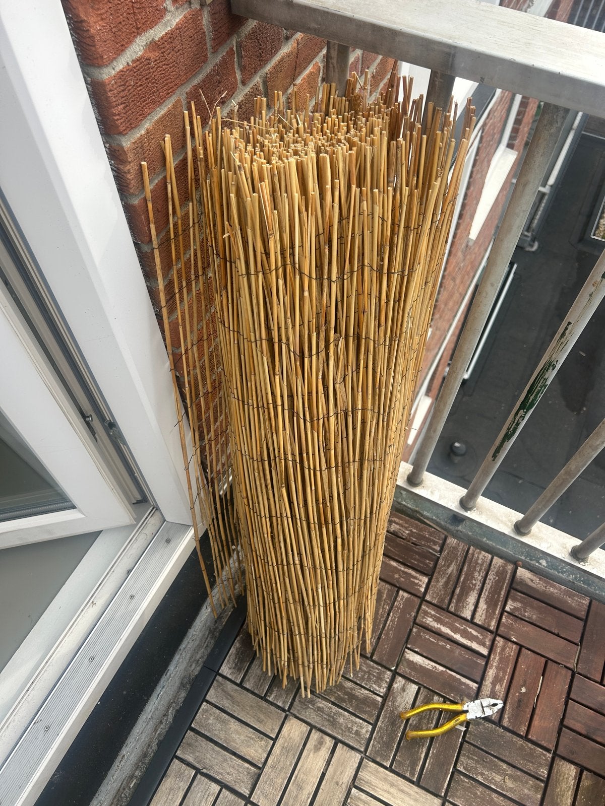 Rieten rolscherm 190x600 cm (nieuw), Tuin en Terras, Overige materialen, 1 tot 2 meter, Minder dan 3 meter, Nieuw