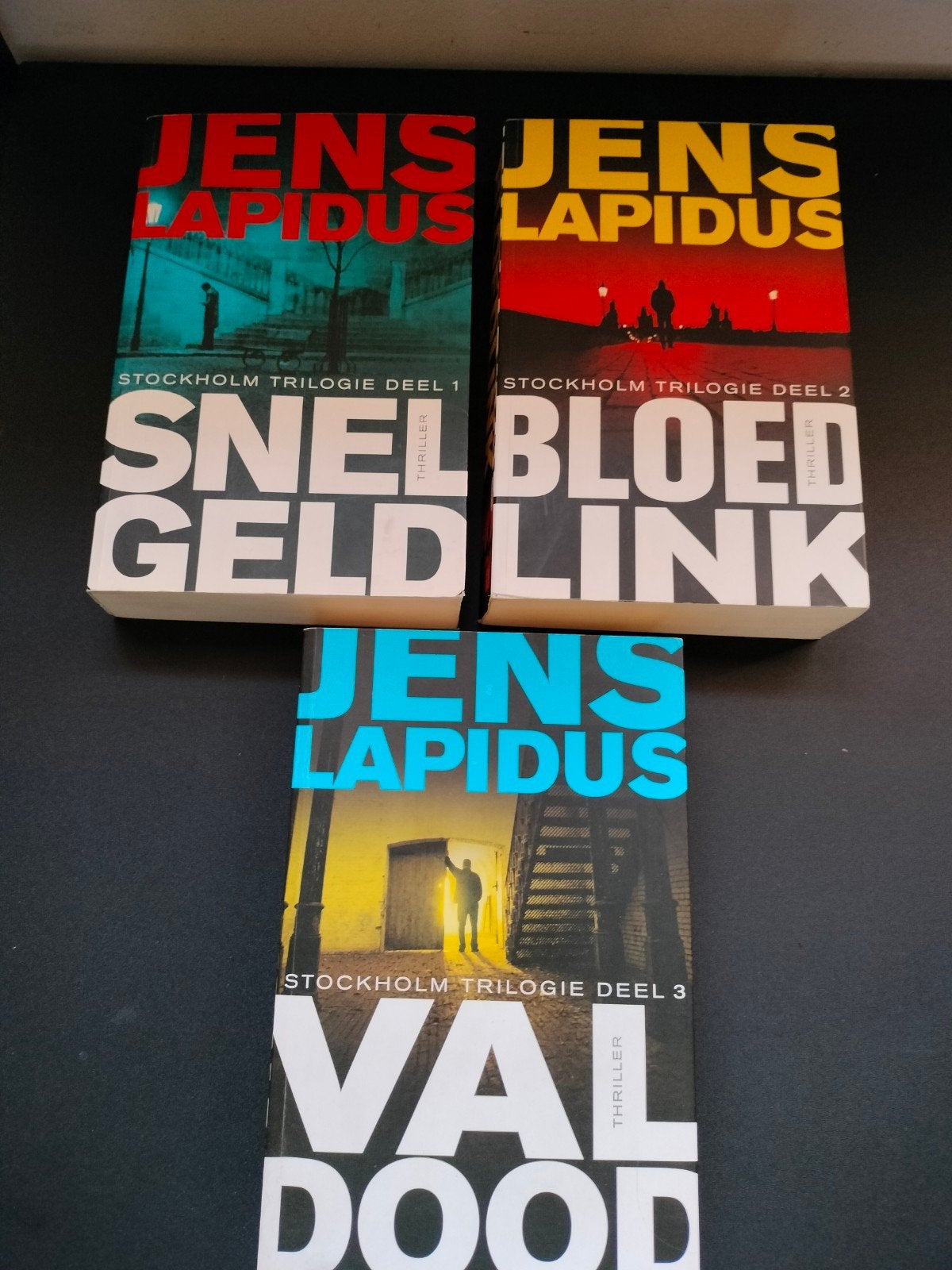 Trilogie Jens Lapidus voor 6 euro totaal, Boeken, Ophalen of Verzenden, Gelezen