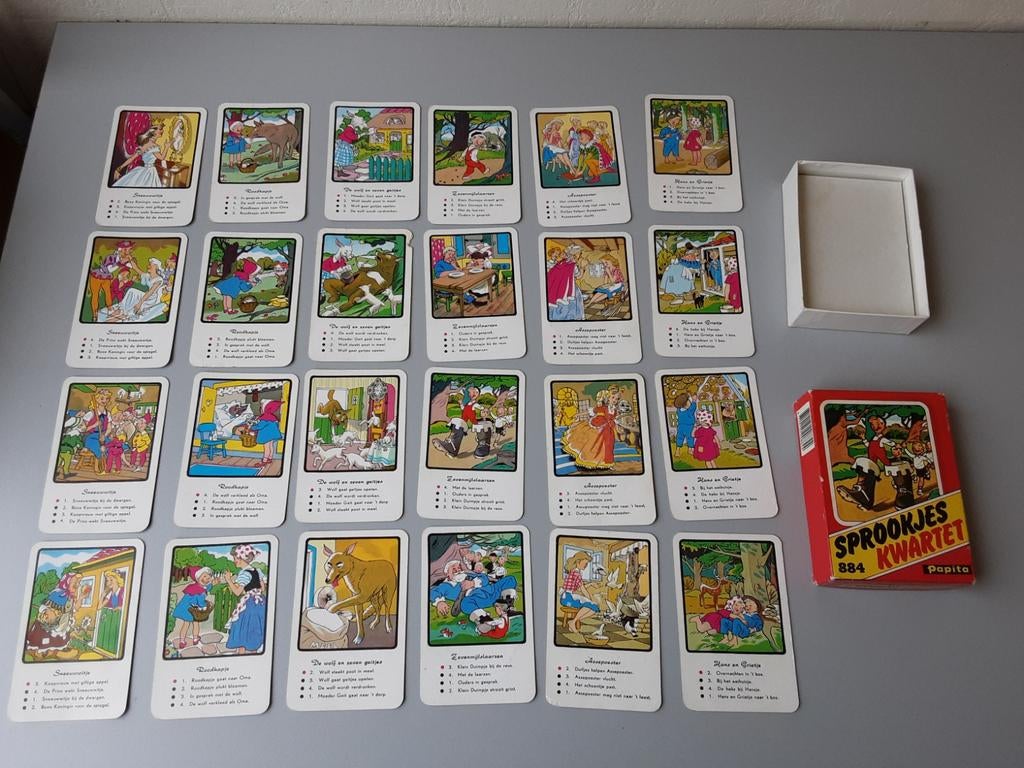 Papita 884 sprookjeskwartet, Ophalen of Verzenden, Speelkaart(en)